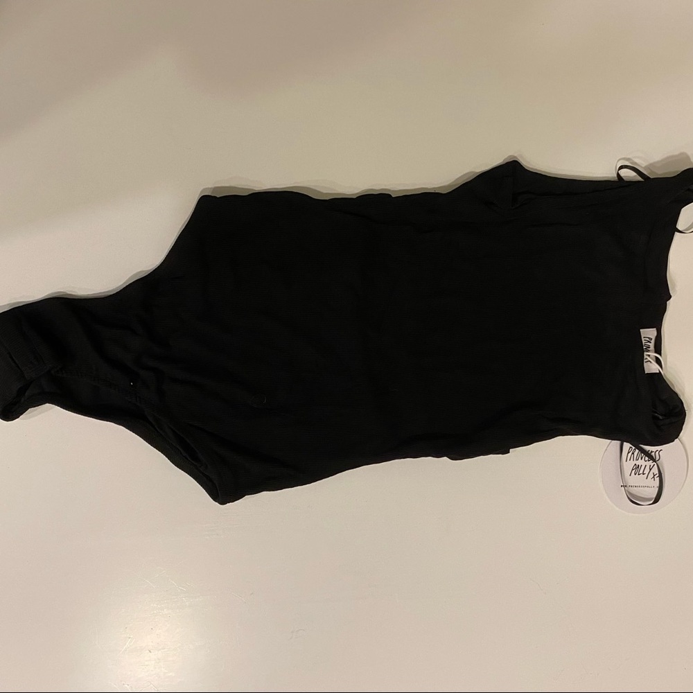 Princess Polly Enzo high neck cutout back bodysuit